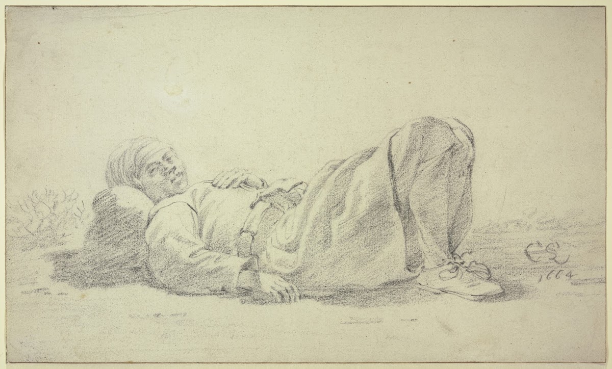 Lying boy 1664