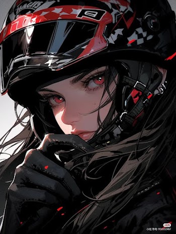 Anime Biker Girl Picture
