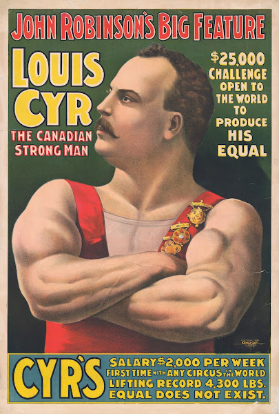 John Robinsons big feature  Louis Cyr  The Canadian strongman 1898