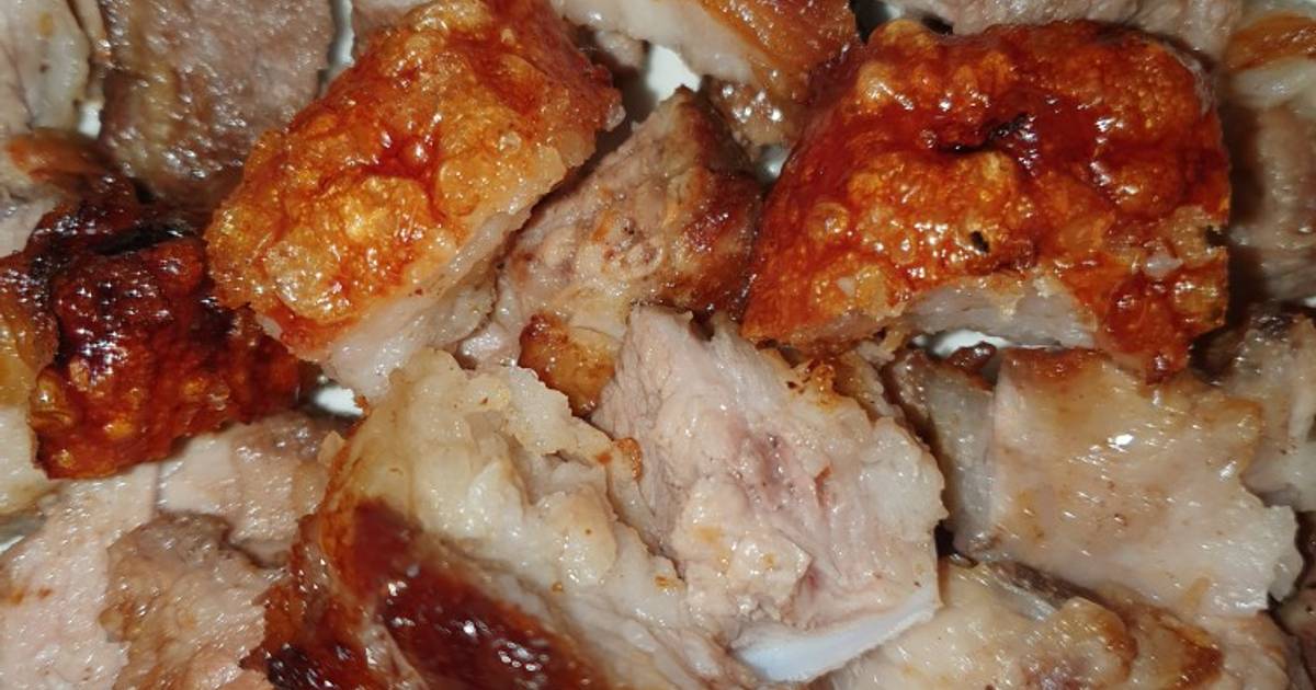 Thịt heo chiên giòn da!
