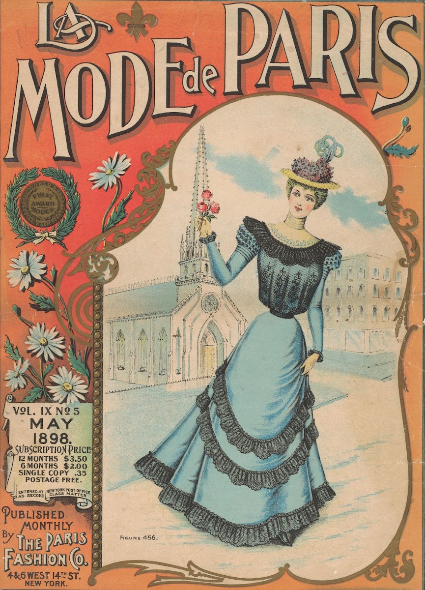 La Mode de Paris May 1898 Vol IX No 5 Figure 456 1898