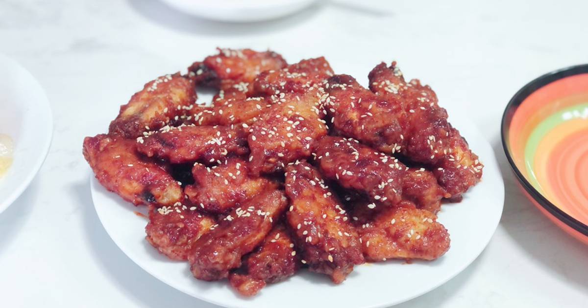 Cánh gà chiên sốt Hàn Quốc