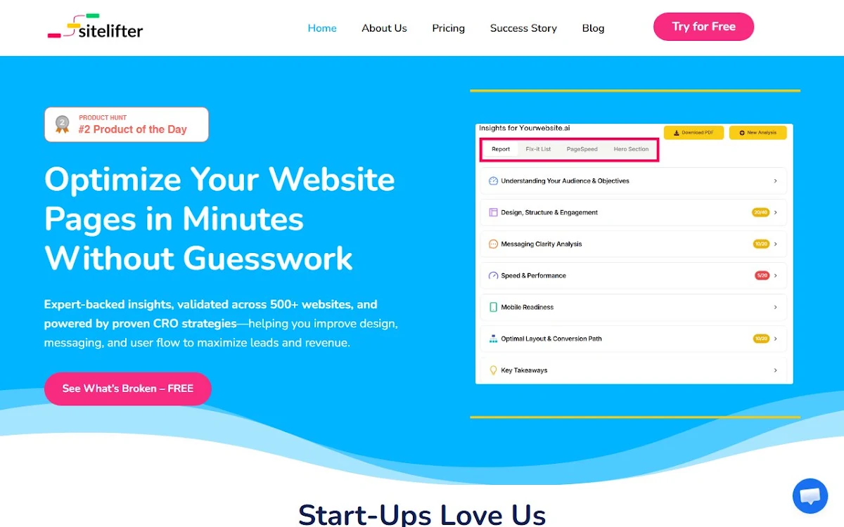 Captura de sitelifter.com