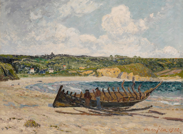 Le Vieux bateau Morgat 1902