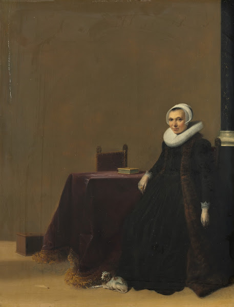 Portrait of a Woman with a Dog c 1635