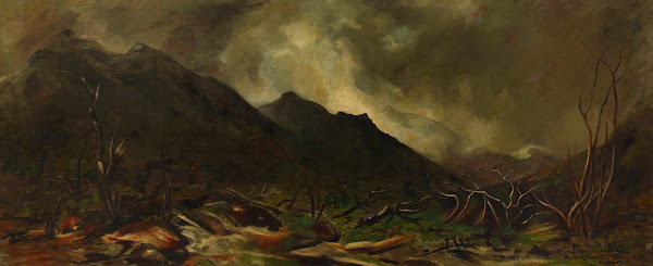 Mount Rolleston Otira Gorge West Coast New Zealand circa 1911