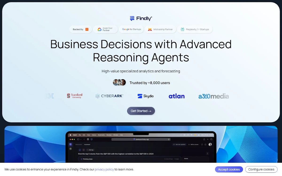 Captura de findly.ai