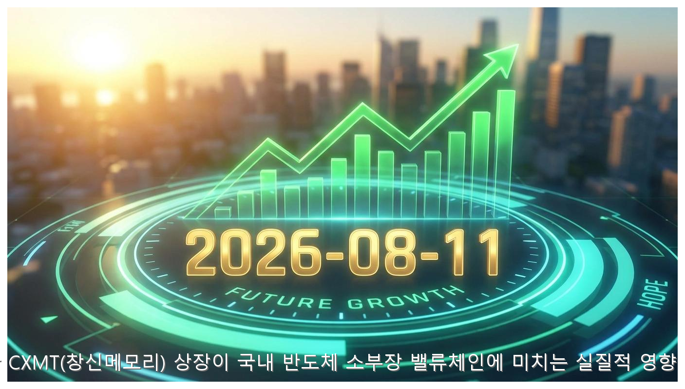 중국 CXMT(창신메모리) 상장이 국내 반도체 소부장 밸류체인에 미치는 실질적 영향 분석 핵심 안내 및 분석 인포그래픽 (8)
