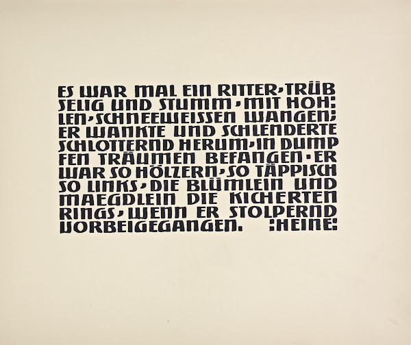 Beispiele kunstlerischer Schrift Pl076 1900