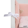 Bedding set for a baby crib 7 el Twins Bembi pink