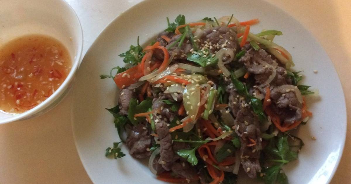 Gỏi bò bóp thấu