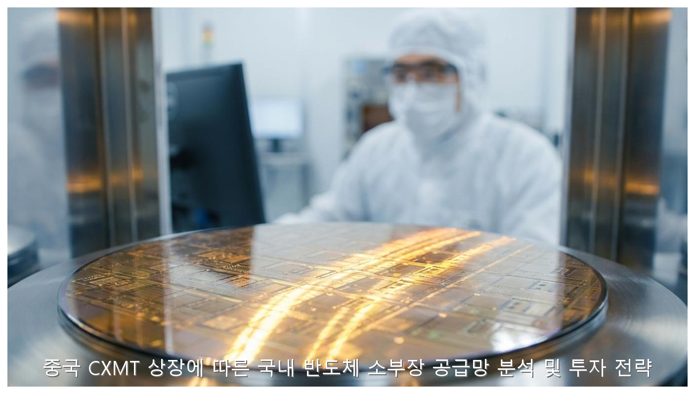 중국 CXMT 상장에 따른 국내 반도체 소부장 공급망 분석 및 투자 전략 핵심 안내 및 분석 인포그래픽 (3)