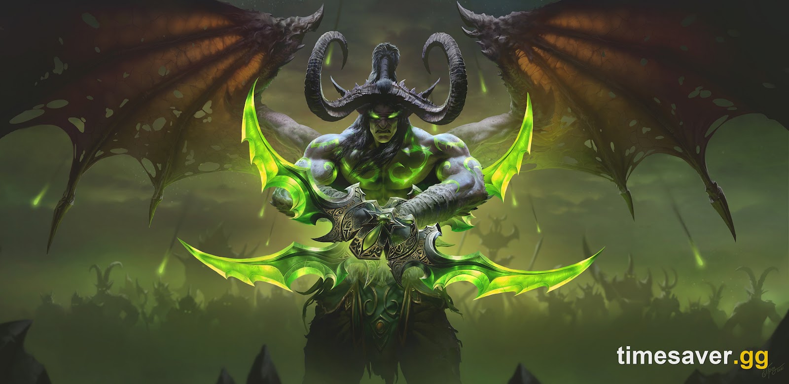 Illidan Stormrage guards the Black Temple, the Phase 3 raid where epic gems drop.