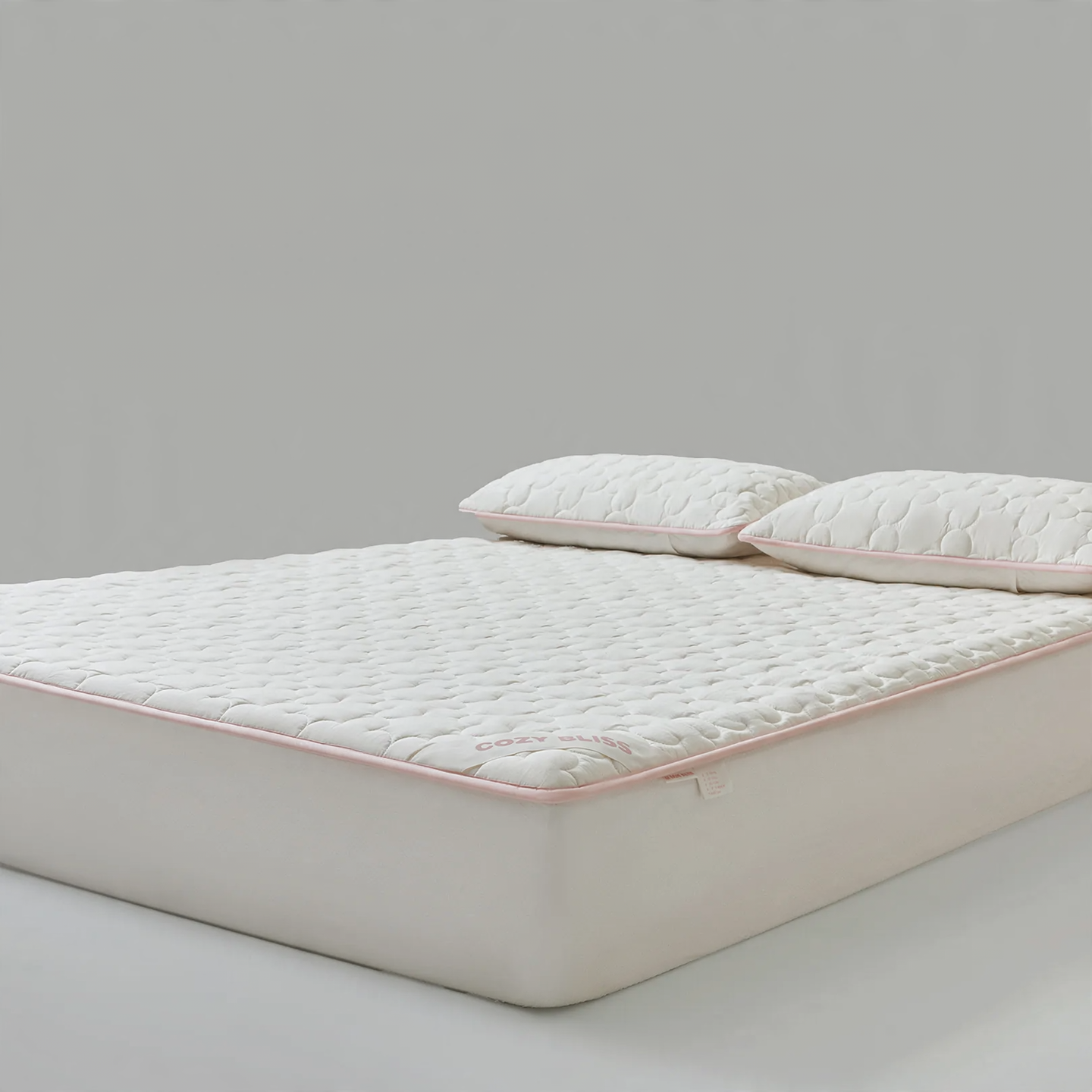 Cotton Fitted Sheet Set, 3 Pieces, with Pillowcases