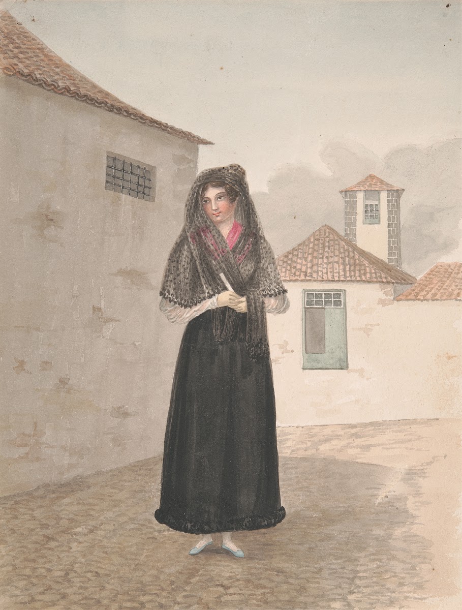 Ladies Church dress ca 1828