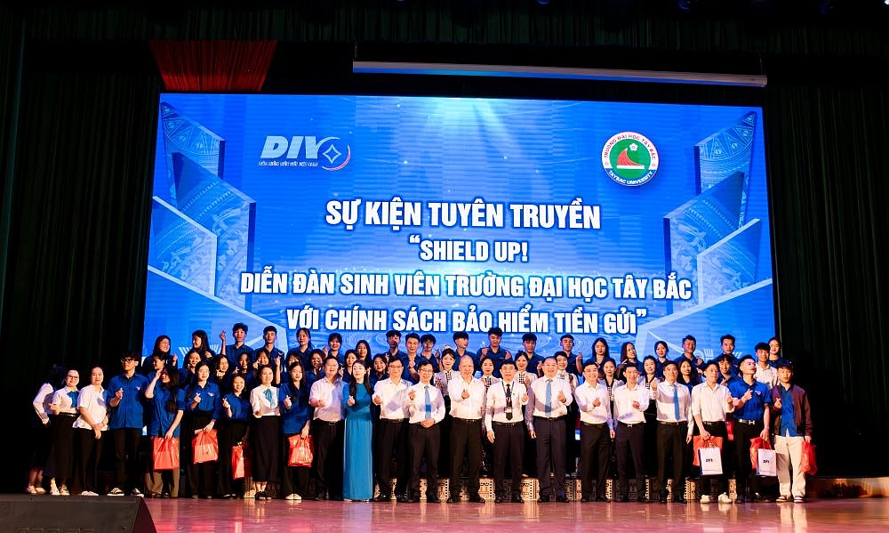 Sự kiện tuyên truyền “Shield up! Diễn đàn sinh viên Trường Đại học Tây Bắc với chính sách bảo hiểm tiền gửi” thành công rực rỡ