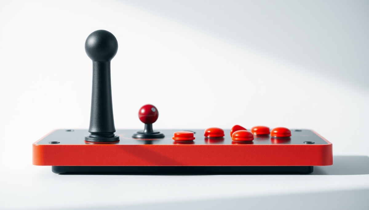Joysticks Arcade Tipo Bate Americano con Microswitches Industriales - Robusto y Muelle Firme