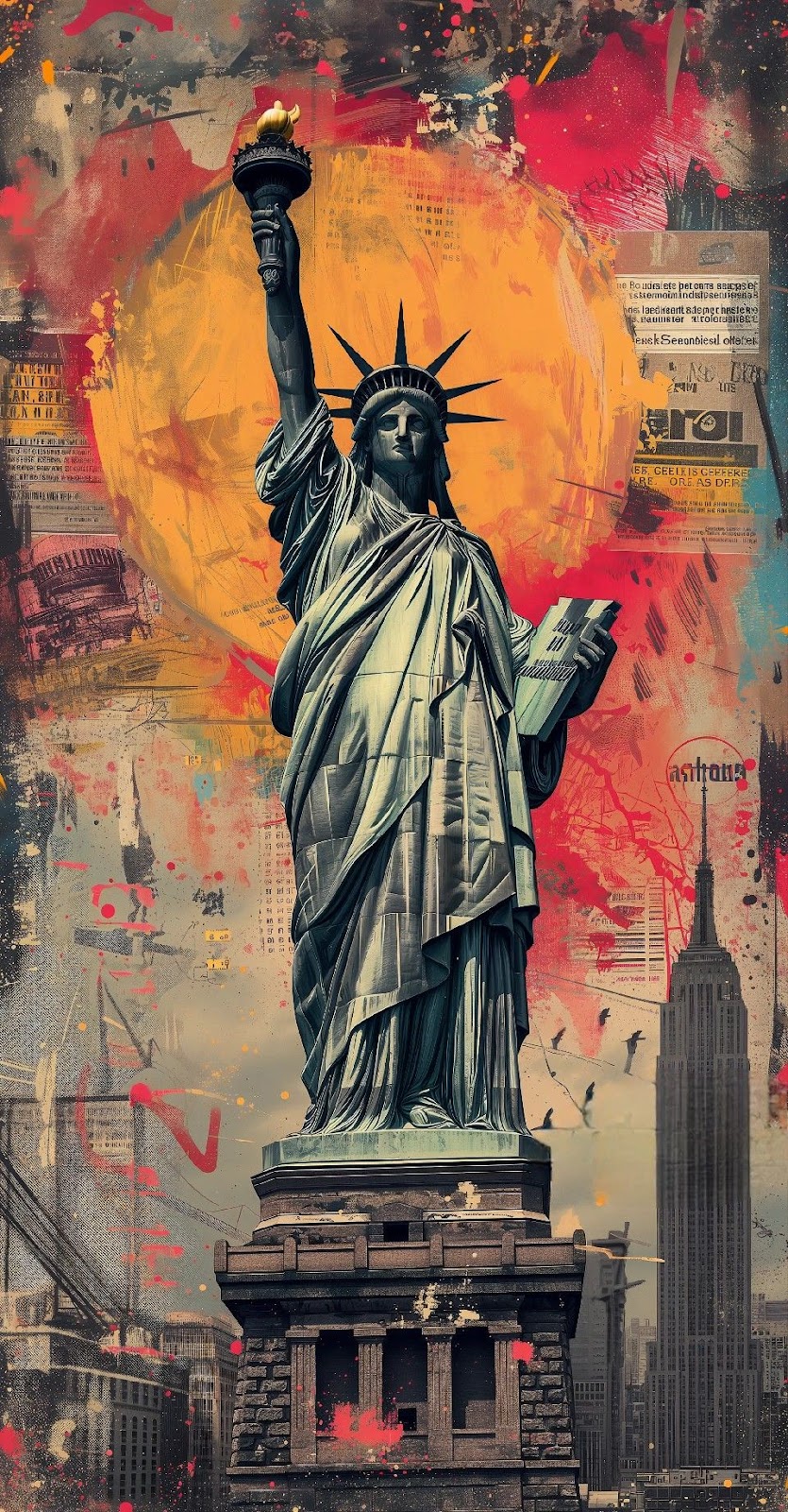 Statue Of Liberty Art Picture