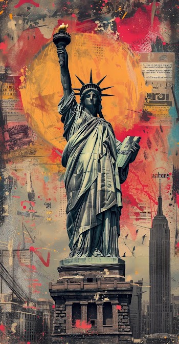 Statue Of Liberty Art Picture