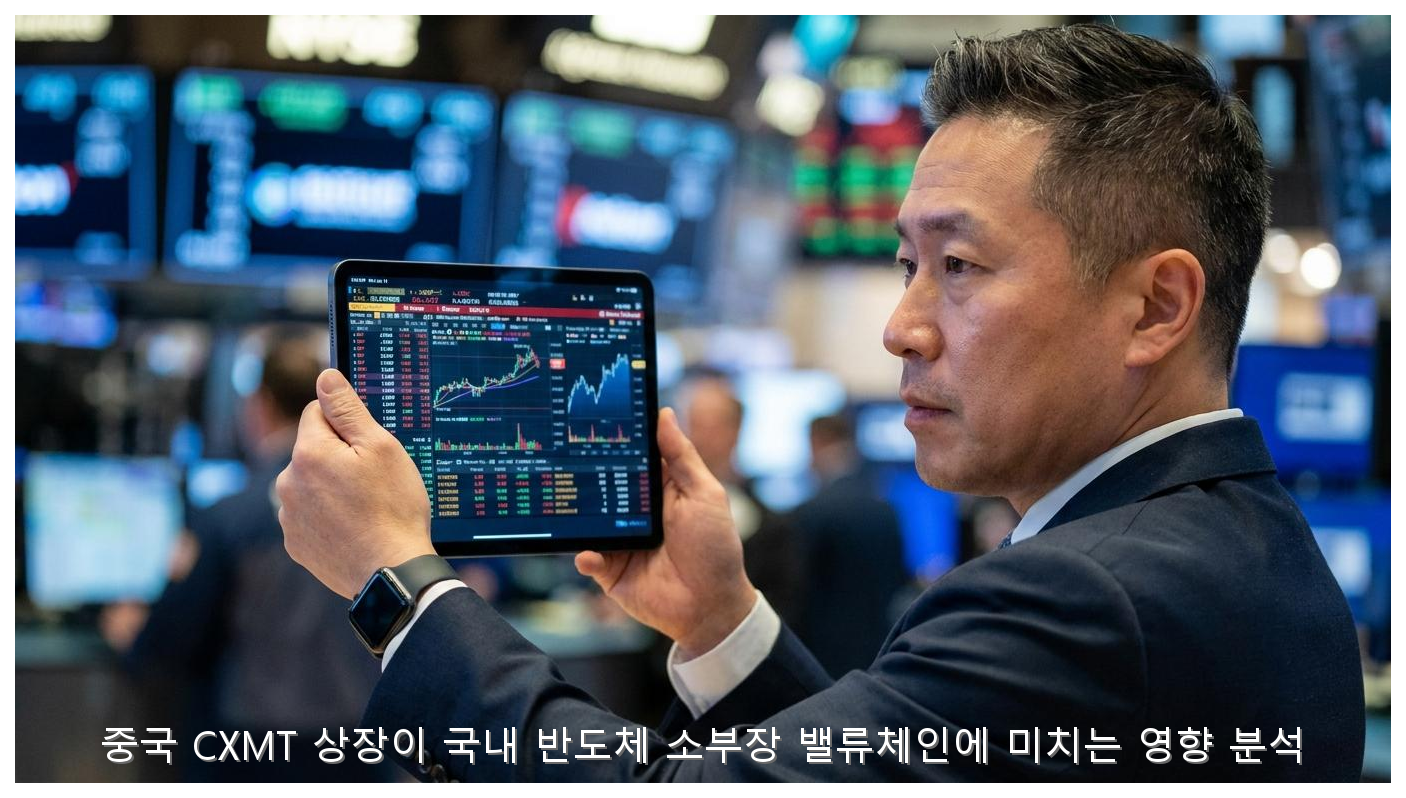 중국 CXMT 상장이 국내 반도체 소부장 밸류체인에 미치는 영향 분석 핵심 안내 및 분석 인포그래픽 (7)
