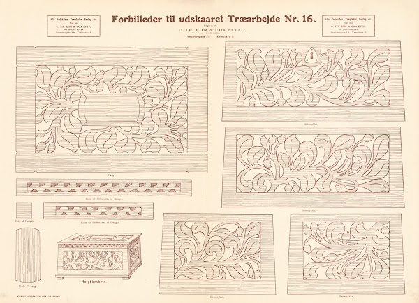 Models for carved woodwork Pl16 1933