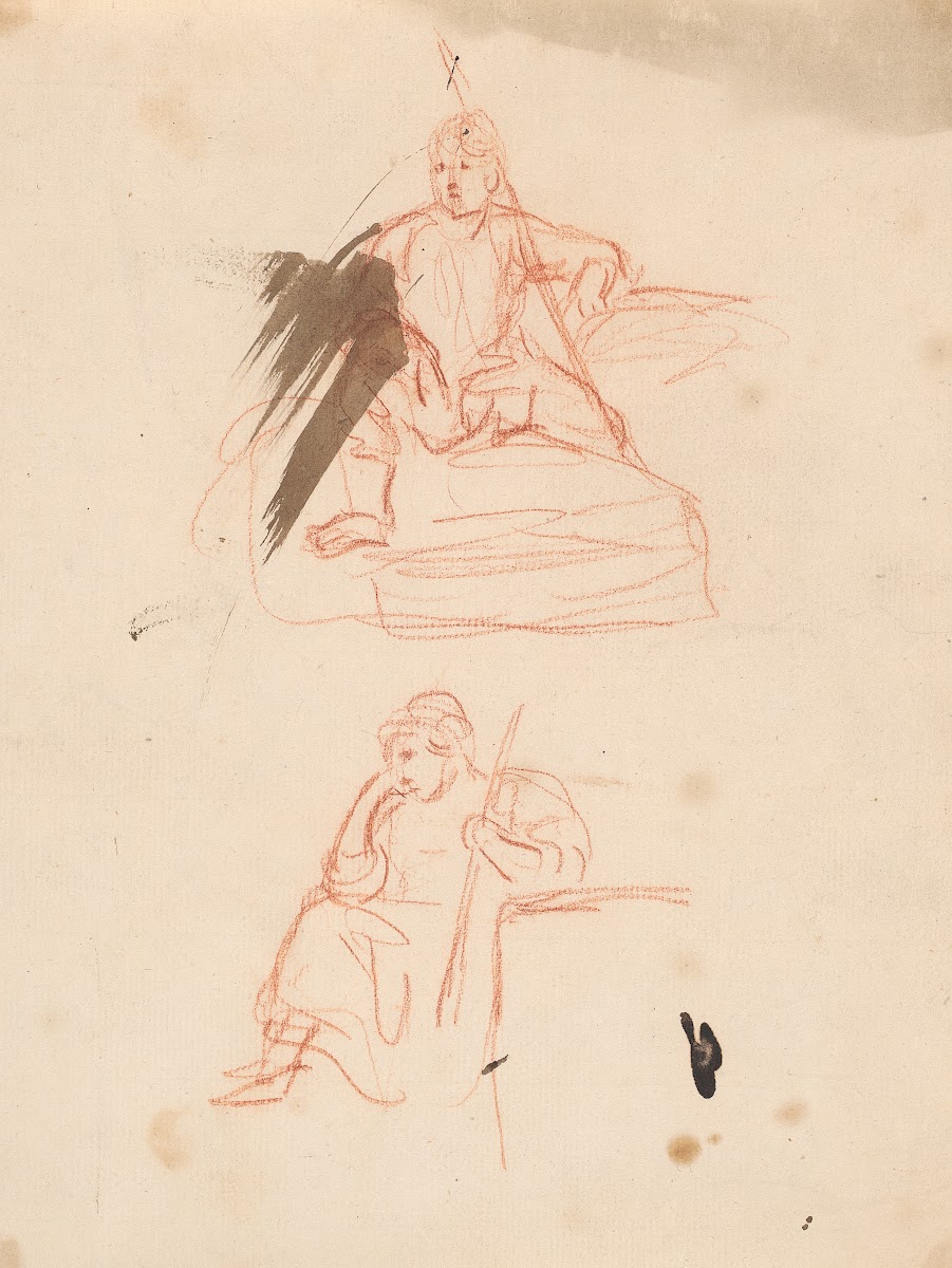 Two Figures Seated
