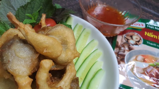Nấm Bào Ngư Chiên Giòn Xốt Tương Xí Muội