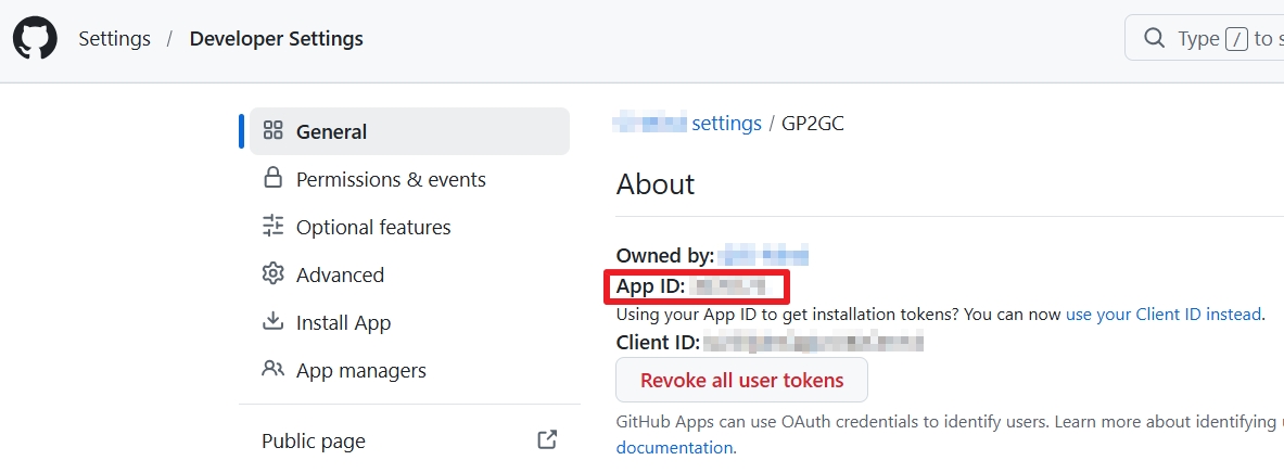 APP_ID of the bot