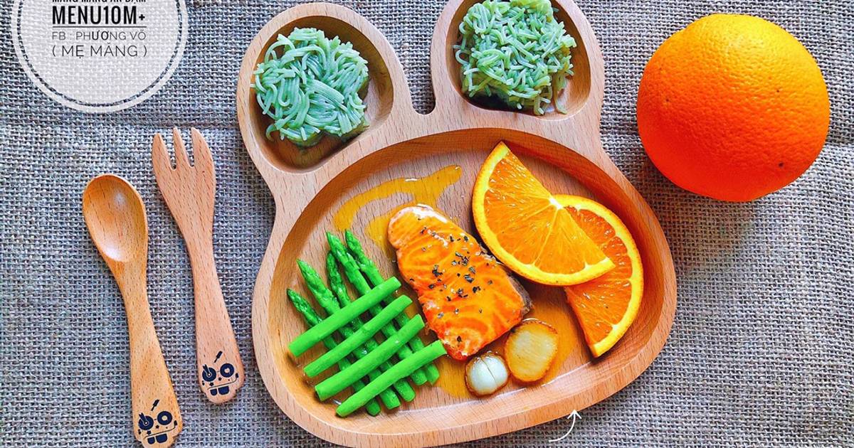 Cá Hồi Sốt Cam (Ăn Dặm)