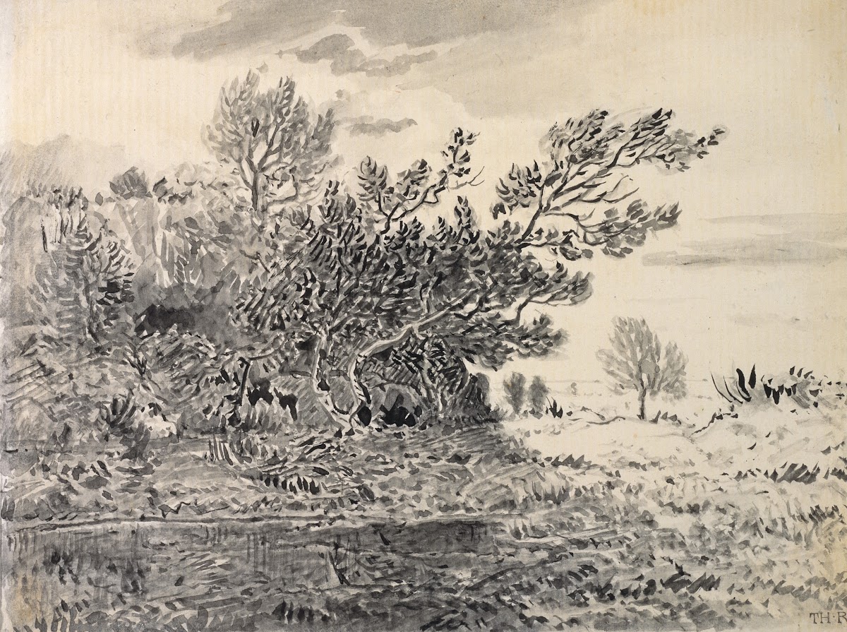 Landscape with a Pond ca 1850
