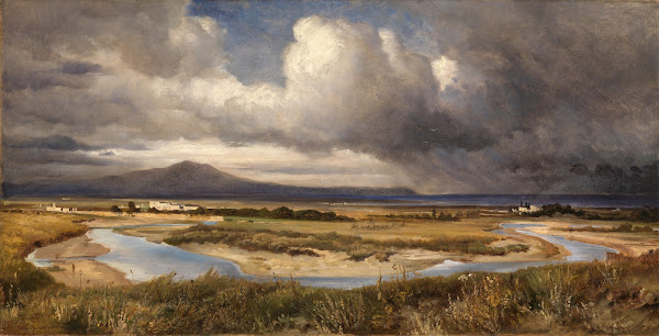 Blick auf den Campo dAnnibale bei Cannae 1880