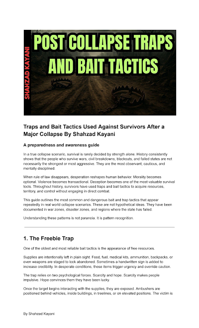 Traps & Bait Tactics Used After The Collapse