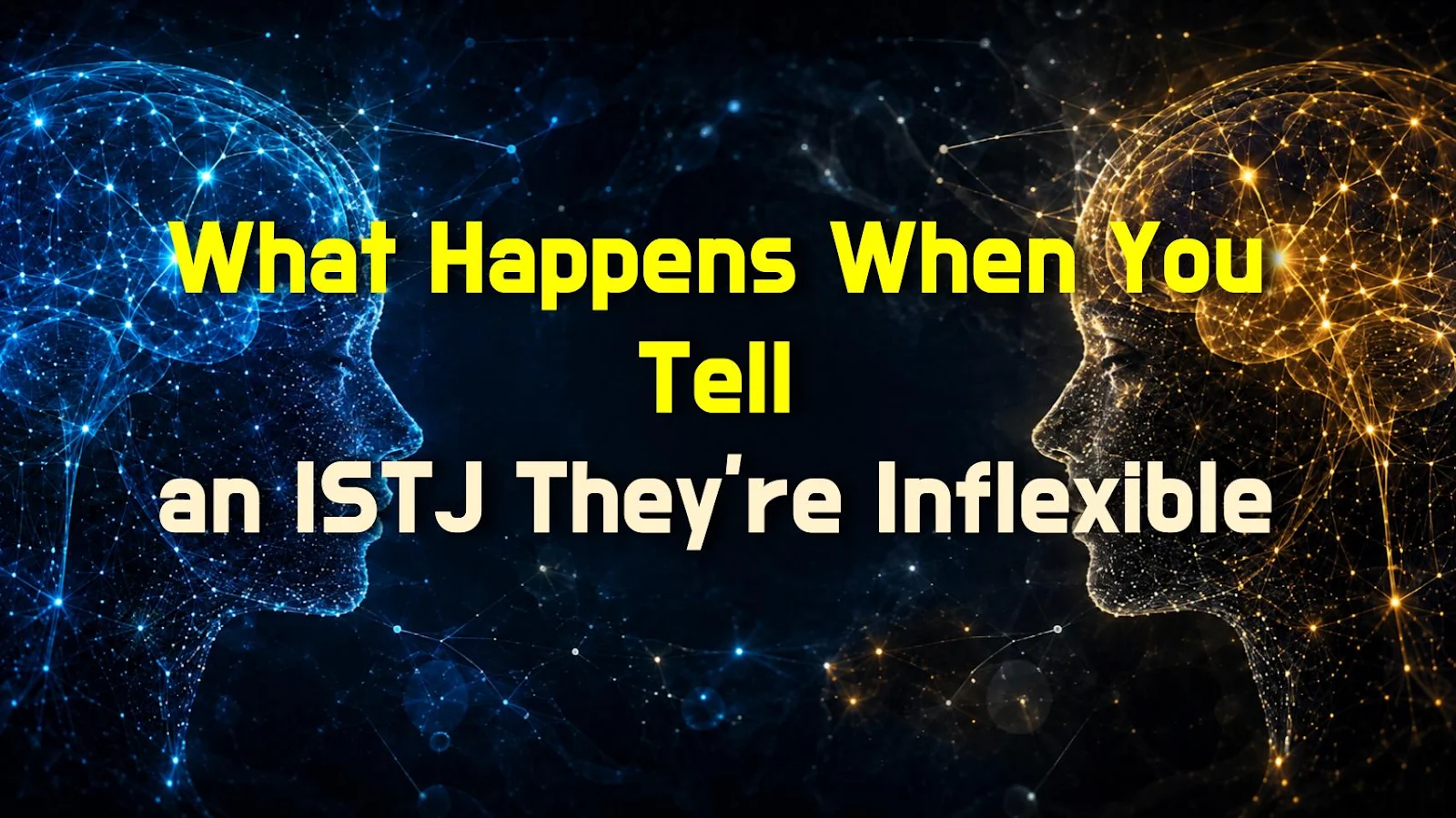 What Happens When You Tell an ISTJ They're Inflexible