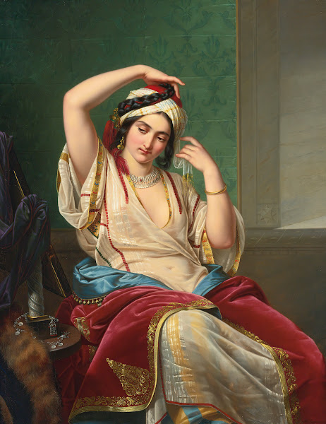 A Harem Beauty At Her Toilette 1839