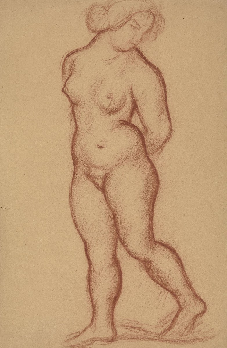 Femme nue debout