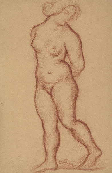 Femme nue debout