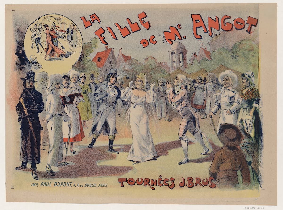 Tournées J Brus La Fille de Me Angot 1894