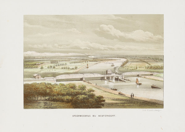 Spoorwegbrug bij Westervoort 1872 1874