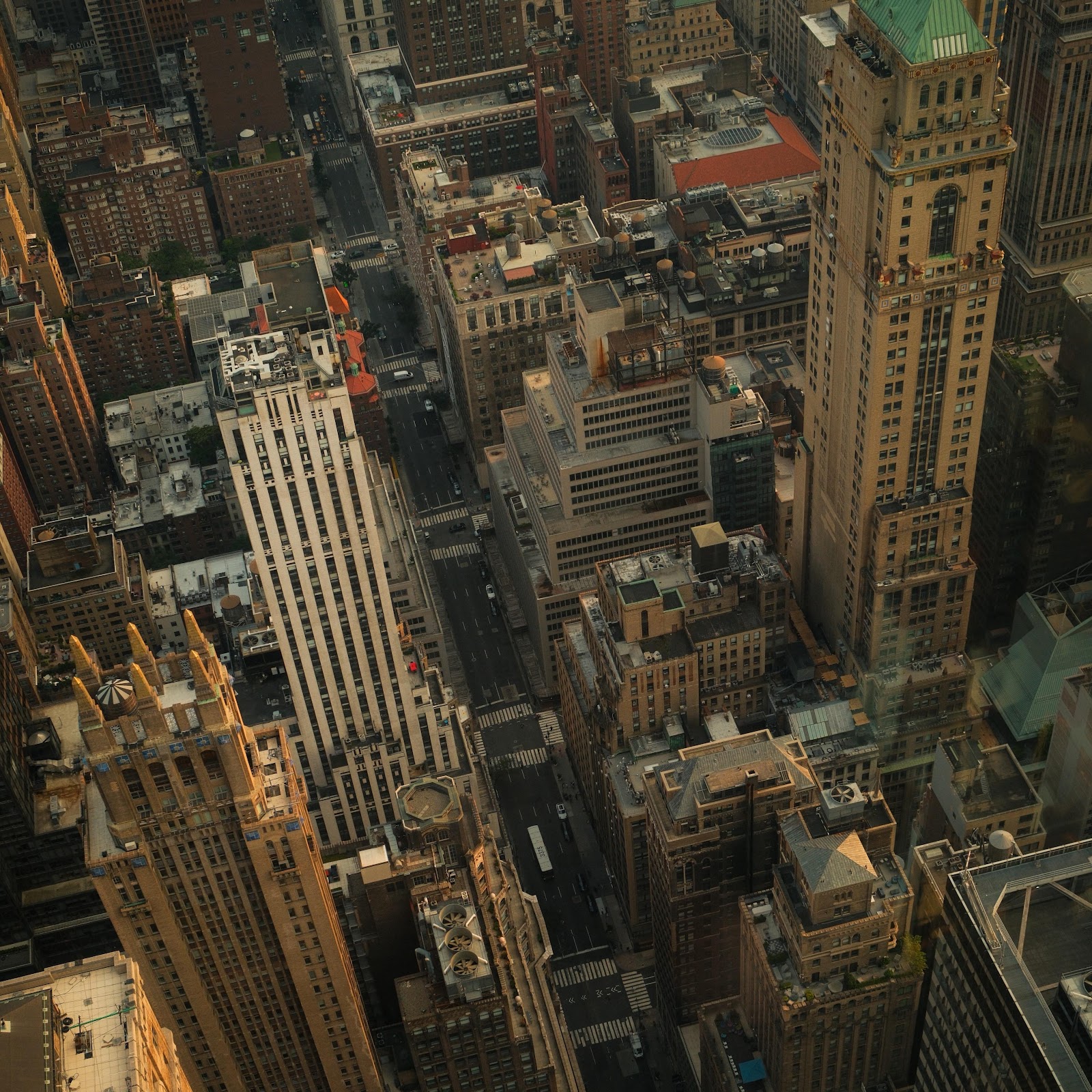 Download High Angle Urban Canyon View 5K iPhone