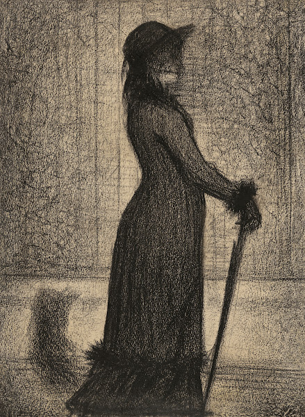 Woman Strolling Une élégante 1884