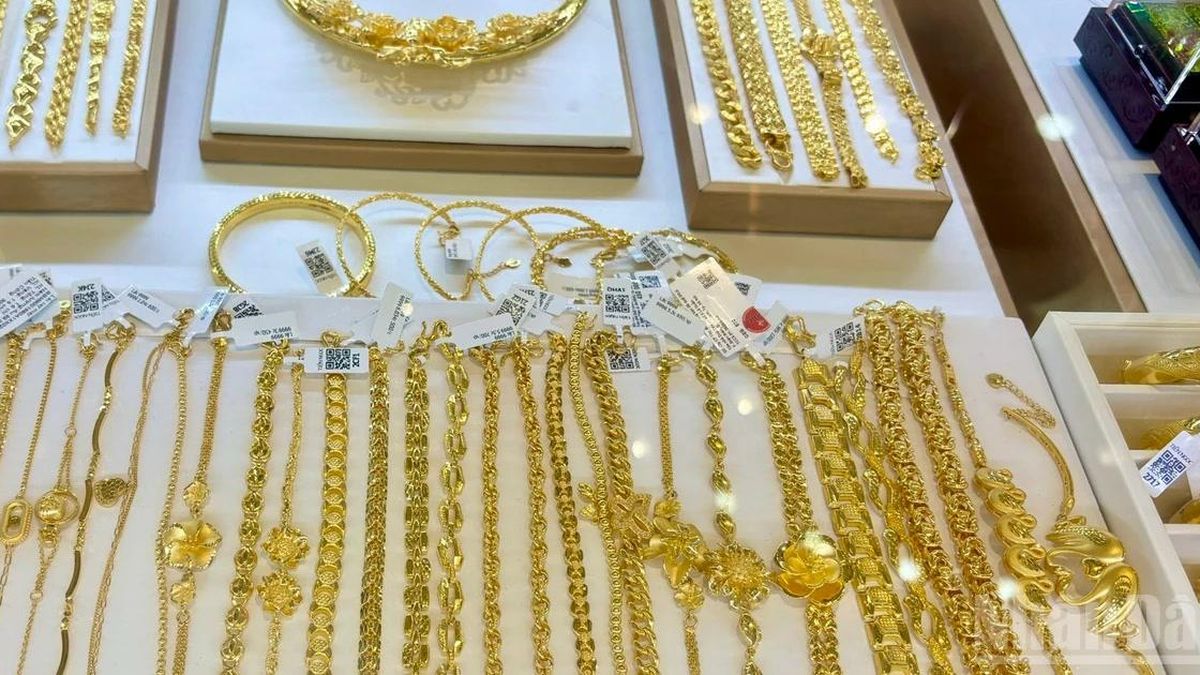 Giá vàng ngày 29/5: Vàng miếng, vàng nhẫn bất ngờ tăng mạnh 2,5 triệu đồng/lượng - Báo Nhân Dân