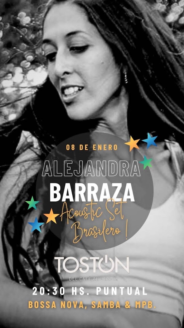 Ale Barraza en vivo – Bossa Nova y ritmos brasileros
