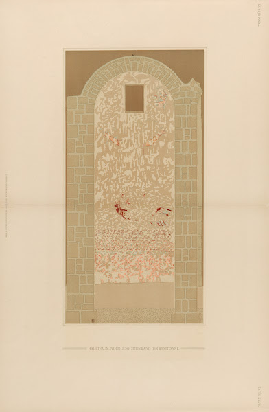 Ḳuṣejr ʻAmra mit einer Karte von Arabia Petraea Pl27 1907