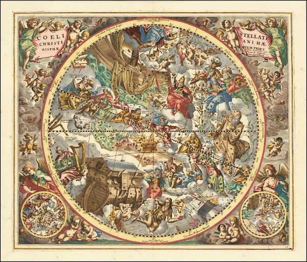 Constellations according to Christian symbolism 1660