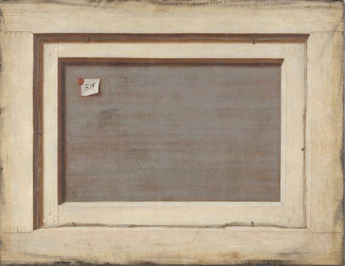 Trompe Loeil The Reverse Of A Framed Painting 1668  1672