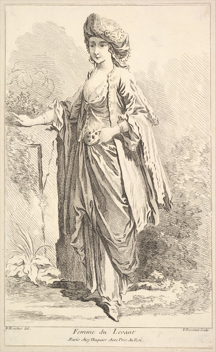 Femme du Levant plate 8 18th century