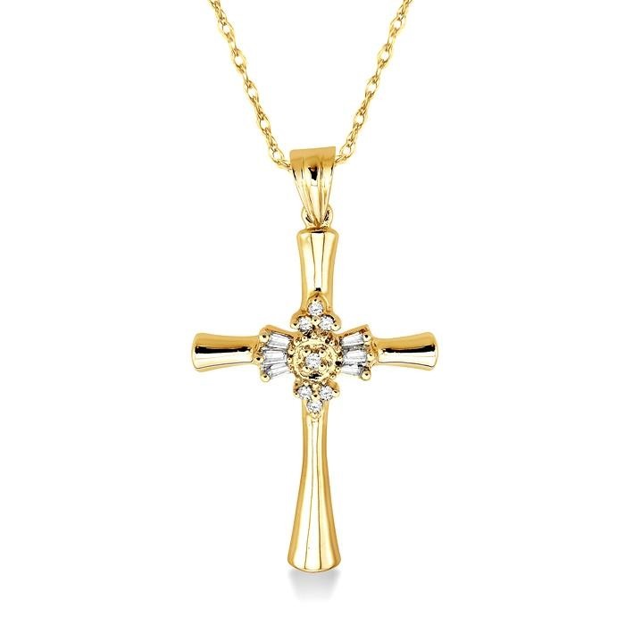 Cross Diamond Fashion Pendant 95068DHFXPD