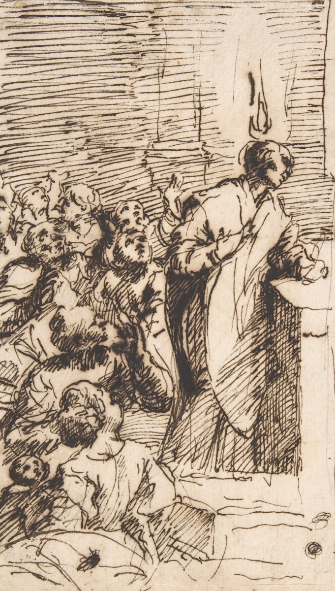 The Miraculous Mass of Saint Martin of Tours with the Apparition of a Ball of Fi