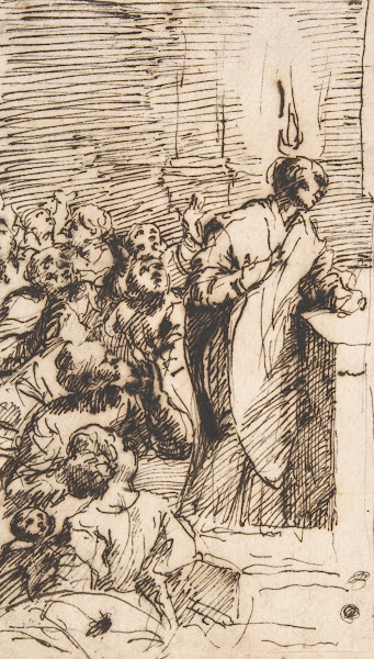 The Miraculous Mass of Saint Martin of Tours with the Apparition of a Ball of Fi