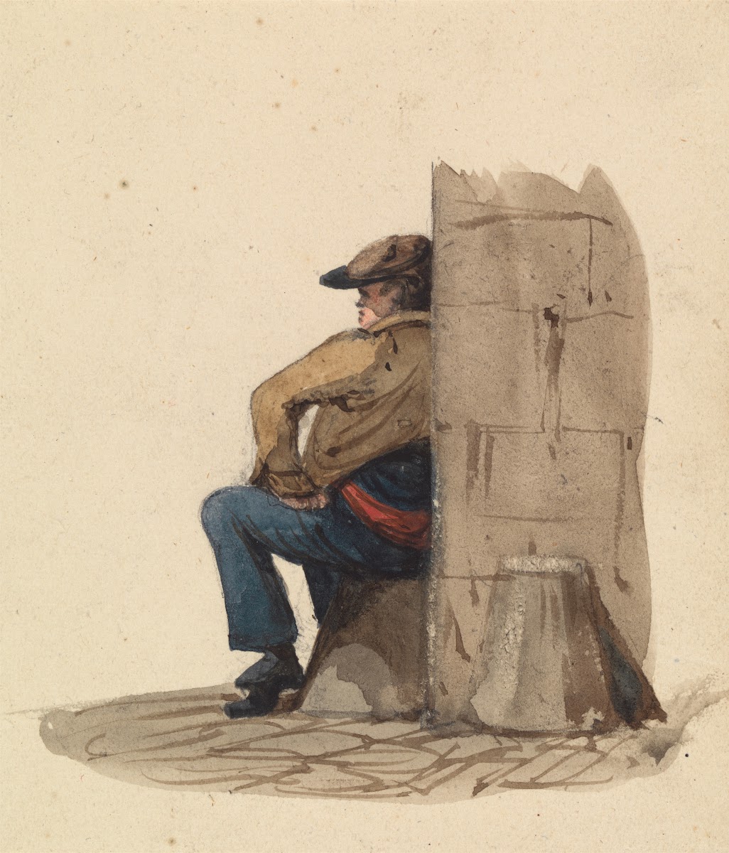 Sketches from Life in Paris Man in Blue Trousers ca 1835